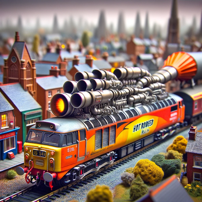 Cavalex Models recently released their 00 model of a British Rail Class 56 to much critical acclaim. What they havenāt released yet is this hot-rodded version, a prototype that is being tooled up right now, said to be their most accurately reproduced model to date. Photographer unknown. #Class56 #diesel #BritishRail #locomotive #trains #Cavalex #modeltrains #modelrailway #00gauge #hotrod #trains