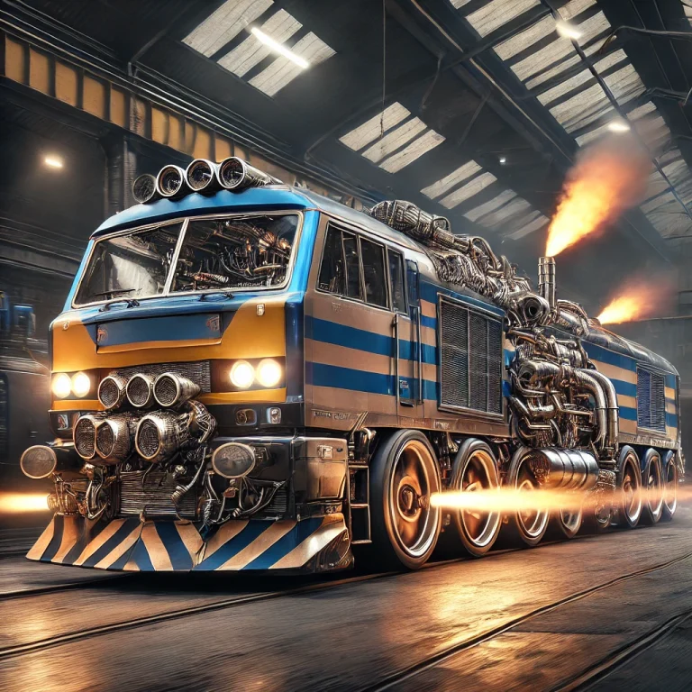 British Rail Class 60: Designed for heavy freight, but now tuned for pure performance. With twin turbochargers, a flame-belching exhaust, and enough torque to pull the rails off the sleepers, this beast isnāt here to mess around. Photographer unknown. #Class60 #britishrail #trainspotting #railwayphotography #hotrod #trains